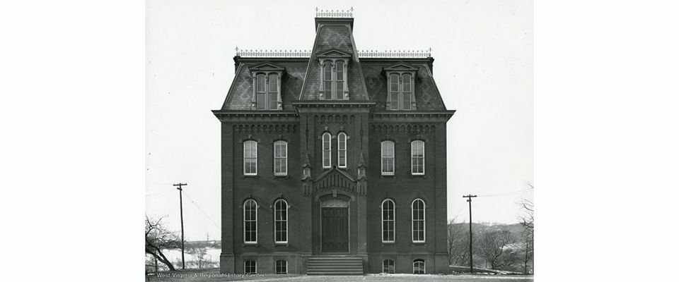WVU Law - Woodburn Hall circa 1890 - WV Regional History Center